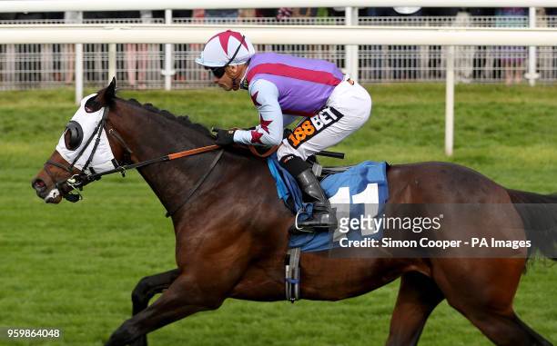 Yeah Baby Yeah ridden by jockey Silvestre de Sousa on the way to winning the British EBF Frank Whittle Partnership Fillies' Handicap during day three...