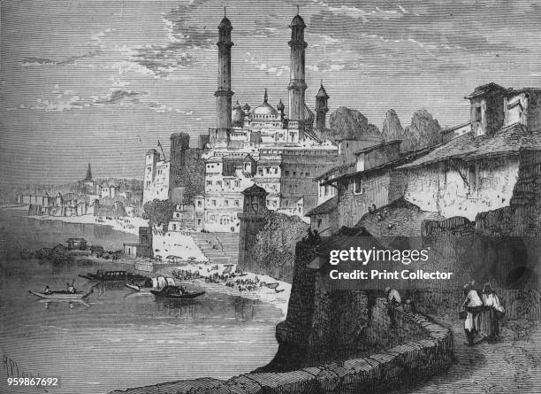 Benares', circa 1880. Episode of the Anglo-Persian War . From British Battles on Land and Sea, Vol. III, by James Grant. [Cassell Petter & Galpin,...