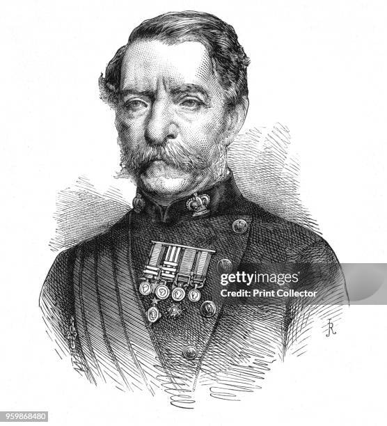 Sir Robert Napier', circa 1880. Robert Cornelius Napier, 1st Baron Napier of Magdala , Indian Army officer. Episode of the British Expedition to...