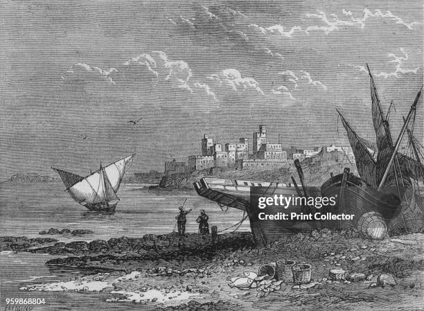 Tarifa', circa 1880. Episode from the Peninsular War . From British Battles on Land and Sea, Vol. III, by James Grant. [Cassell Petter & Galpin,...