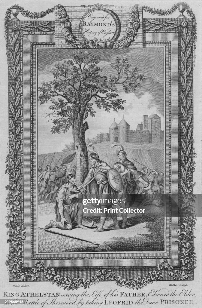 King Athelstan Saving The Life Of His Father