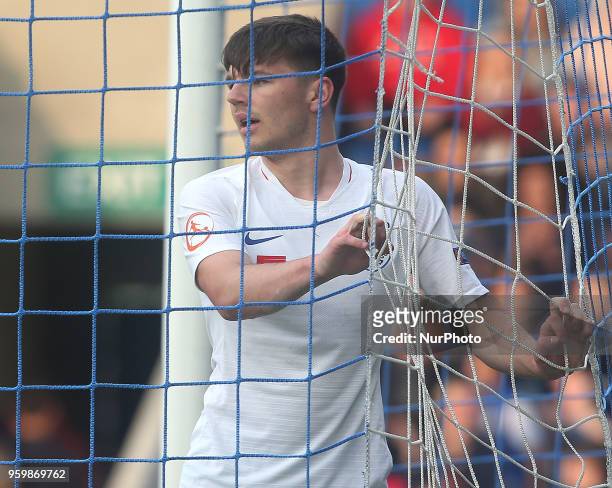 Bobby Duncan of England Under 17 during the UEFA Under-17 Championship Semi-Final match between England U17s against Netherlands U17s at Proact...