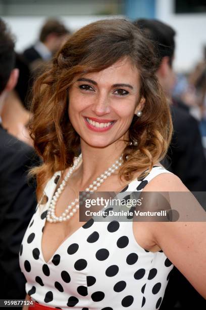 Alessandra Carrillo attends the screening of "The Wild Pear Tree " during the 71st annual Cannes Film Festival at Palais des Festivals on May 18,...