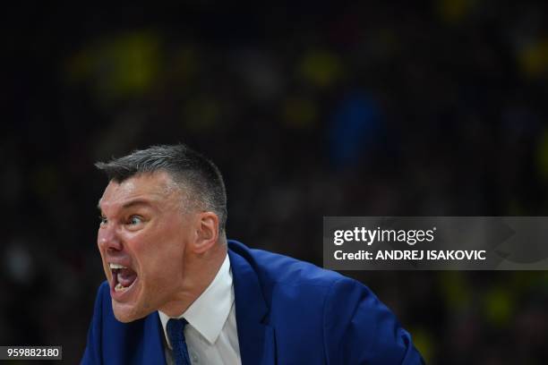 Coach Zalgiris 48 Zalgirs Arena Photos & High Res Pictures - Getty Images