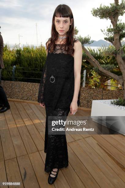 Astrid Berges attends an Hommage to Edward Lachman during the 71st annual Cannes Film Festival at Palais des Festivals on May 18, 2018 in Cannes,...