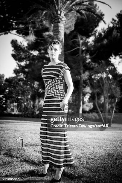 Kristen Stewart attends the amfAR Gala Cannes 2018 dinner at Hotel du Cap-Eden-Roc on May 17, 2018 in Cap d'Antibes, France.