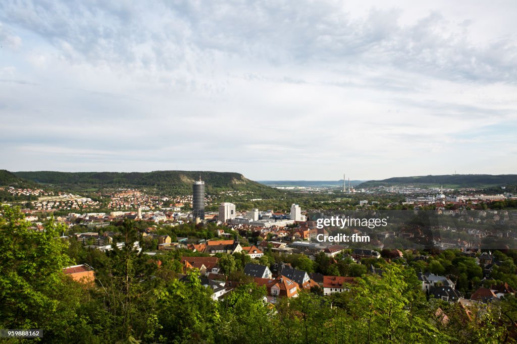 Jena skyline (Thuringia, Germany)