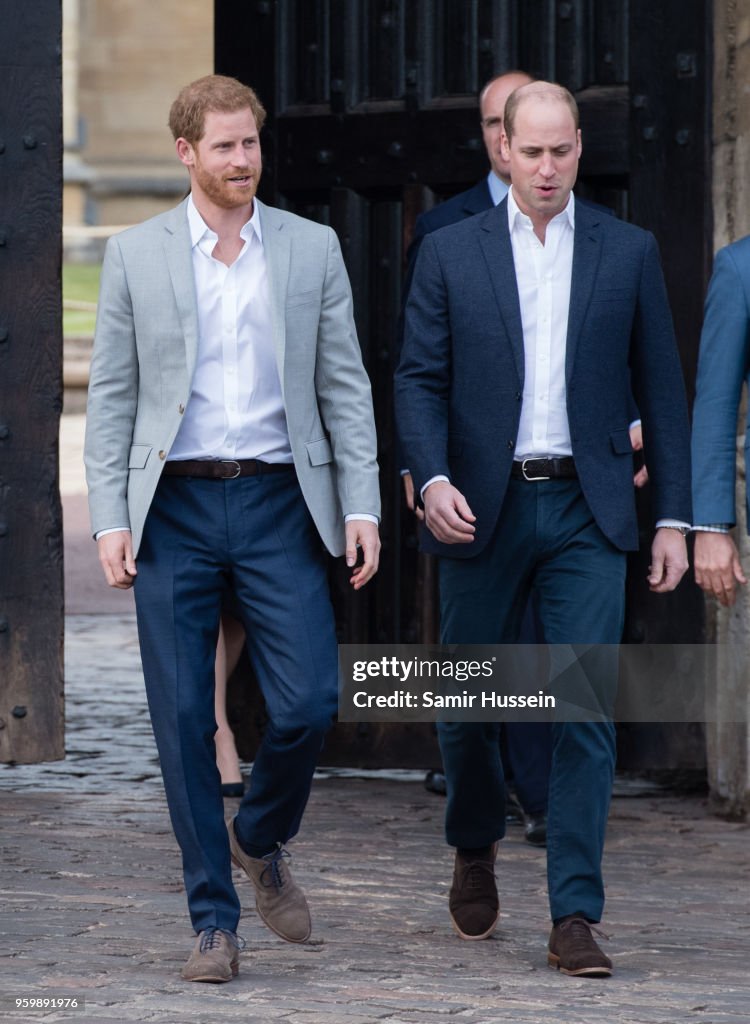 Prince Harry And Prince William Meet The Public In Windsor