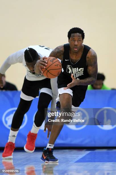 Archie Goodwin moves up the court during the NBA G-League Elite Mini Camp on May 14, 2018 at Quest Multisport in Chicago, Illinois. NOTE TO USER:...
