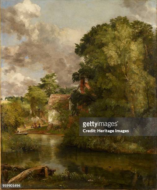 Willy Lott's House from the Stour , circa 1816-1818. Artist John Constable.