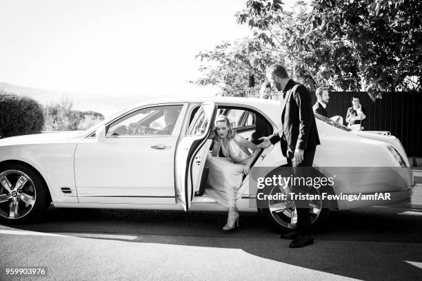 Guest arrives the amfAR Gala Cannes 2018 at Hotel du Cap-Eden-Roc on May 17, 2018 in Cap d'Antibes, France.