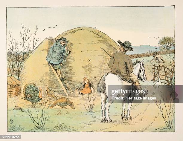 The Farmer, from Four and Twenty Toilers, pub. 1900 colour lithograph. Accompanies verse by E.V. Lucas Edward Verrall Lucas 1868 ? 1938; )