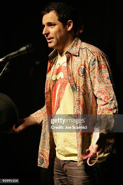 Writer John Fink attends the "Obselidia" premiere during the 2010 Sundance Film Festival at Racquet Club Theatre on January 22, 2010 in Park City,...