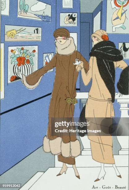 Day Dresses from Art, Gout, Beate, pub. 1923 pochoir print. )