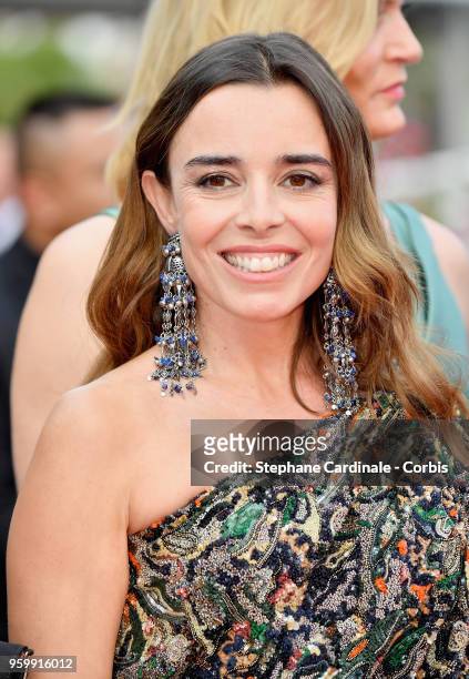 Elodie Bouchez attends the screening of "The Wild Pear Tree " during the 71st annual Cannes Film Festival at Palais des Festivals on May 18, 2018 in...
