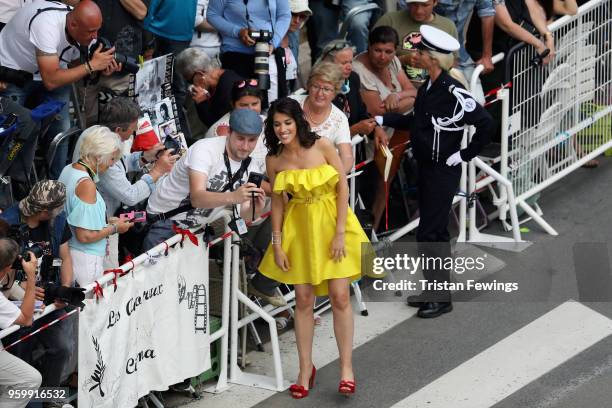 Laurie Cholewa attends the screening of "The Wild Pear Tree " during the 71st annual Cannes Film Festival at Palais des Festivals on May 18, 2018 in...