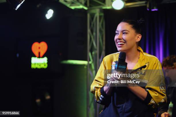 Bishop Briggs performs at the AT&T Thanks Sound Studio May 18, 2018 in Bala Cynwyd, Pennsylvania.