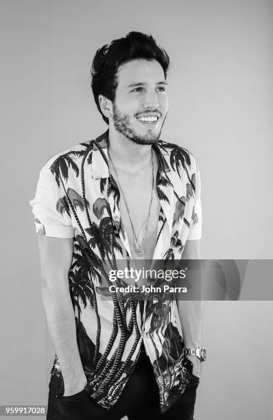 Sebastian Yatra poses for a Portrait at iHeart Latino Studio on May 17, 2018 in Miami, Florida.