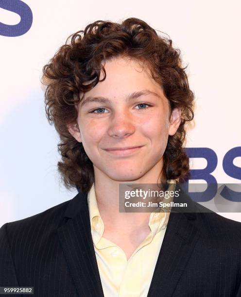 Actor Montana Jordan attends the 2018 CBS Upfront at The Plaza Hotel on May 16, 2018 in New York City.