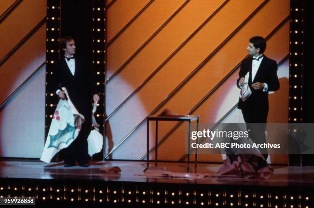 Tony Robinson, Rowan Atkinson on the Disney General Entertainment Content via Getty Images Special 'Royal Gala for the Prince's Trust', London...