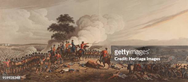 The Battle of Quatre Bras on 16 June 1815, 1816. Private Collection. )