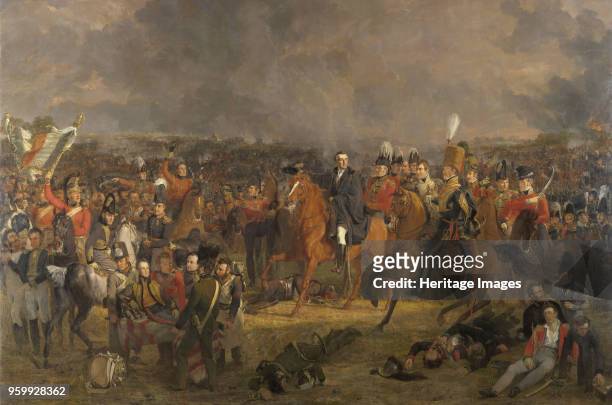 The Battle of Waterloo, 1824. Found in the Collection of Rijksmuseum, Amsterdam. )