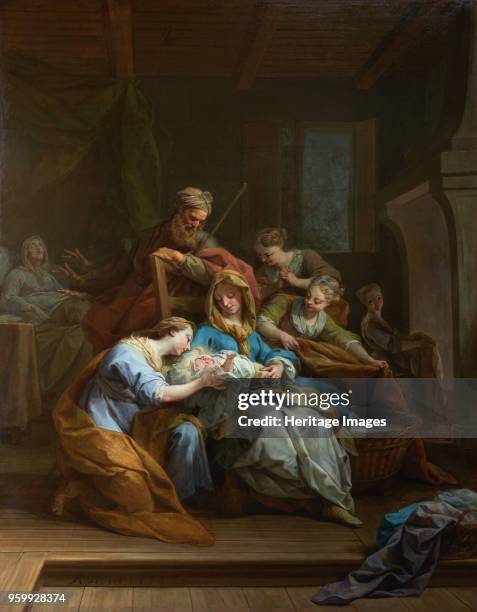 The Birth of the Virgin, 1744. Found in the Collection of Petit Palais, Musée des Beaux-Arts de la Ville de Paris. )