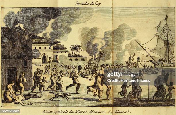 The Haitian Revolution. Slave rebellion on the night of 21 August 1791, c. 1815. Private Collection. )