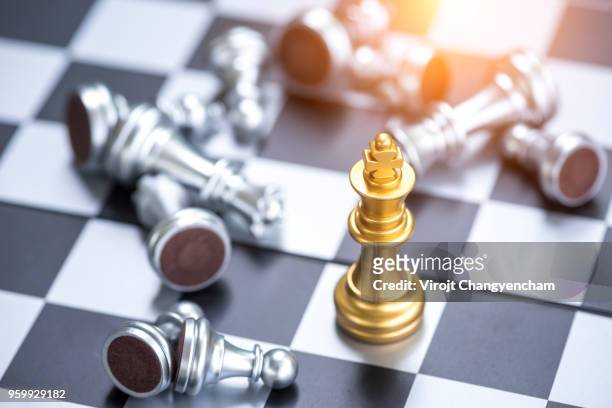 chess leadership concept - playing to win ストックフォトと画像