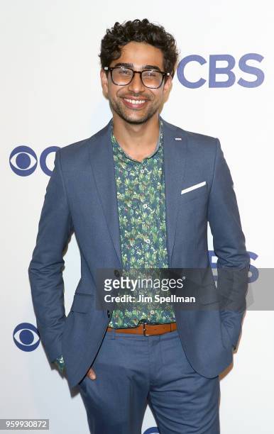 Actor Suraj Sharma attends the 2018 CBS Upfront at The Plaza Hotel on May 16, 2018 in New York City.