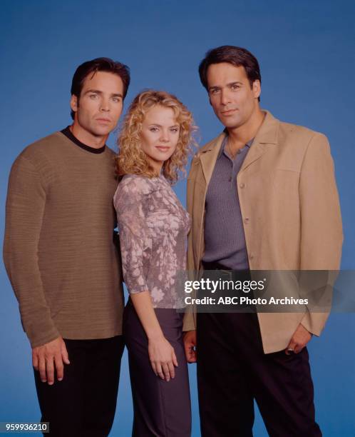 Jay Pickett, Sarah Aldrich, Christopher Halsted promotional photo for 'Port Charles'.