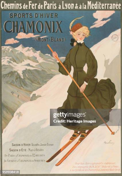Chamonix Mont Blanc, 1905. Private Collection.
