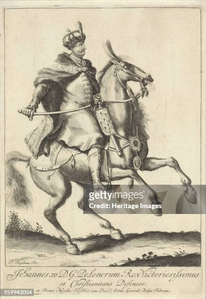 John III Sobieski , King of Poland and Grand Duke of Lithuania, c. 1680. Found in the Collection of Rijksmuseum, Amsterdam. )