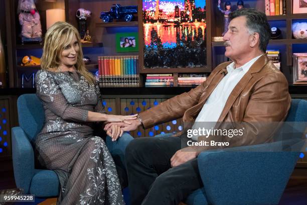 Pictured : Sonja Morgan and Keith Hernandez --