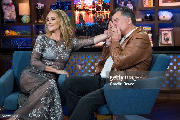 Pictured : Sonja Morgan and Keith Hernandez --
