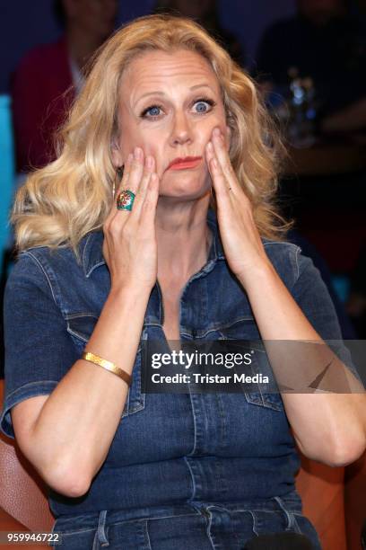 Barbara Schoeneberger during the NDR Talk Show on May 18, 2018 in Hamburg, Germany.