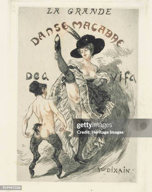 Illustration from the Series La Grande Danse Macabre des Vifs, c. 1907. Private Collection. )