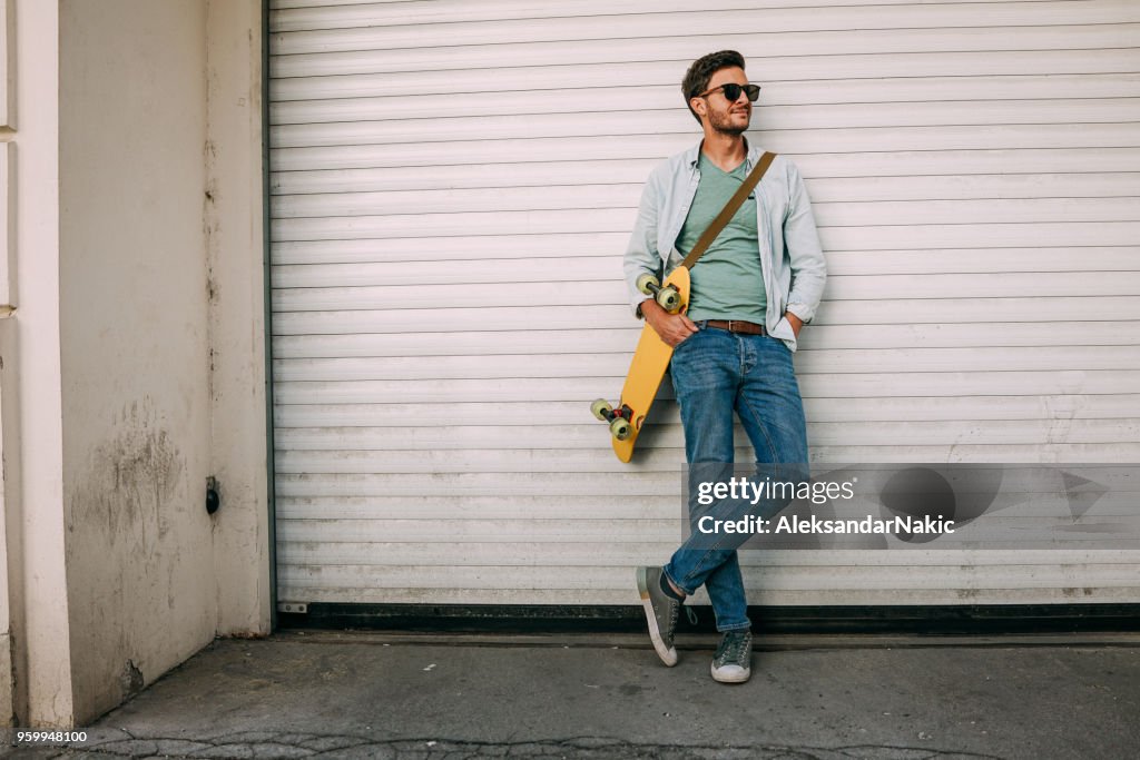 Portrait of a cool young man