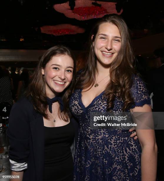 Cameron King and Leah Lane attend the 2018 Drama League Awards at the Marriot Marquis Times Square on May 18, 2018 in New York City.