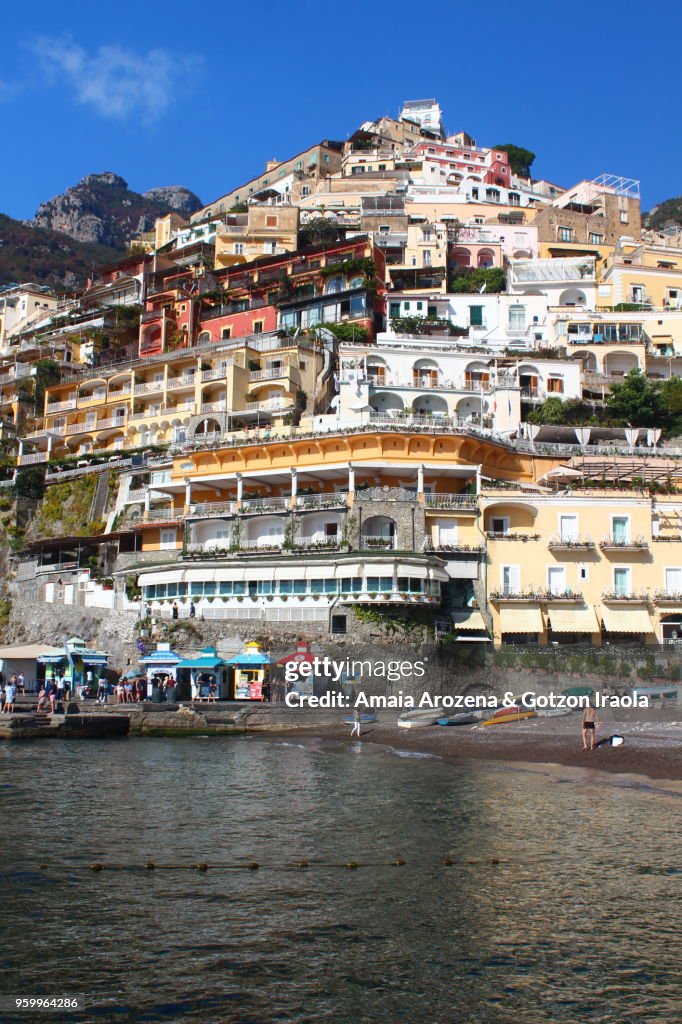 Positano waterfront. The Amalfi Coast, Campania, Italy