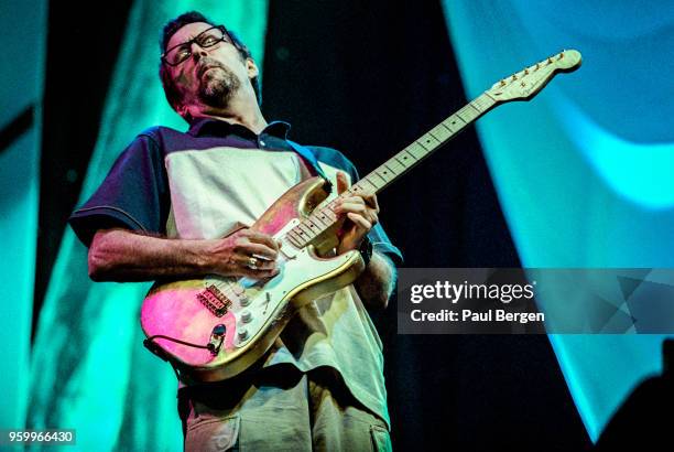 Guitarist Eric Clapton performs at North Sea Jazz festival, The Hague, Netherlands, 11th July 1997.