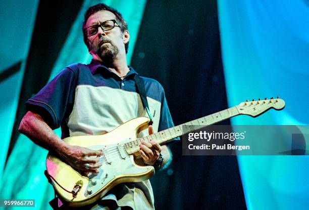 Guitarist Eric Clapton performs at North Sea Jazz festival, The Hague, Netherlands, 11th July 1997.