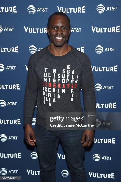 Gbenga Akinnagbe attends the Vulture Festival Presented By AT&T Opening Night Party at The Top of The Standard on May 18, 2018 in New York City.