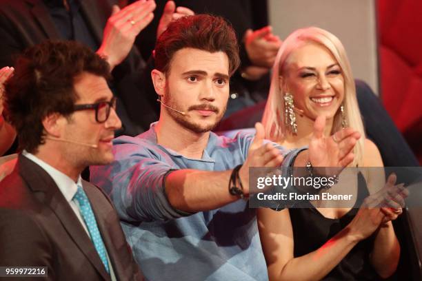 Daniel Hartwich, Bela Klentze, Oana Nechit and Victoria Swarovski during the 9th show of the 11th season of the television competition 'Let's Dance'...