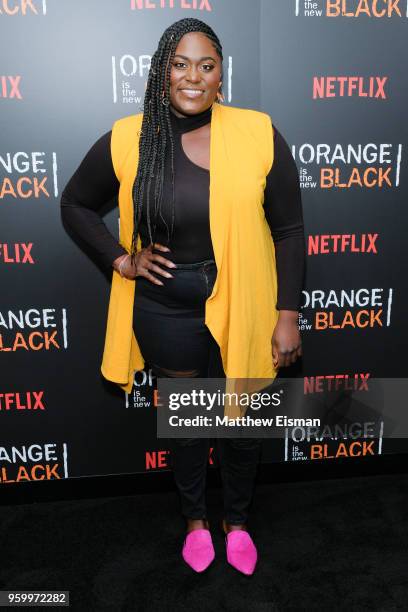 Actress Danielle Brooks attends the "Orange Is The New Black" EMMY FYC red carpet at Crosby Street Hotel on May 18, 2018 in New York City.