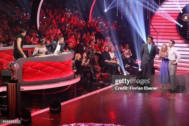 Jorge Gonzalez, Motsi Mabuse, Joachim Llambi, Iris Mareike Steen and Christian Polanc during the 9th show of the 11th season of the television...