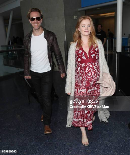 James Van Der Beek and Kimberly Brook are seen on May 18, 2018 in Los Angeles, CA.