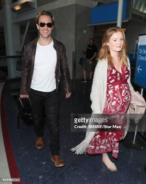 James Van Der Beek and Kimberly Brook are seen on May 18, 2018 in Los Angeles, CA.