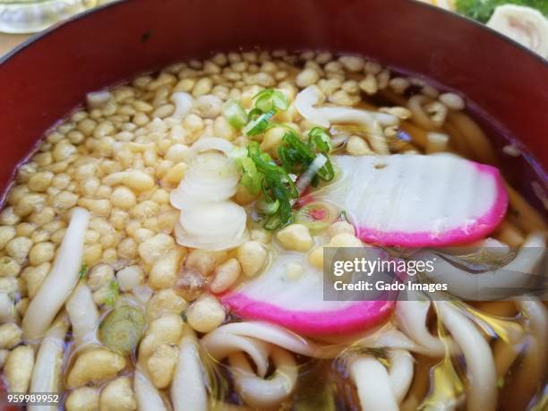 udon soup - udon stock pictures, royalty-free photos & images