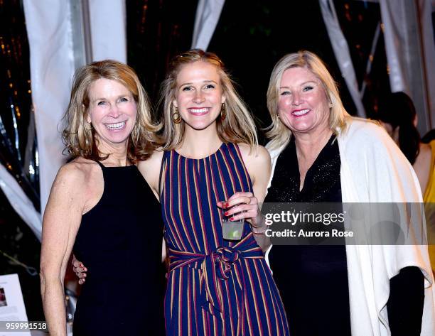 Nancy Arnot, Mary Taussig and Courtney Arnot Attend the Save the Children Young Patron's Gala at Central Park Zoo on May 18, 2018 in New York City.